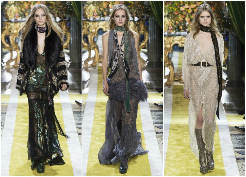 Roberto Cavalli Autumn/Winter 2016 Ready-To-Wear Collection фото