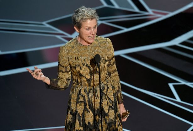 Фрэнсис МакДорманд (Frances McDormand) победа на Оскар 2018 фото